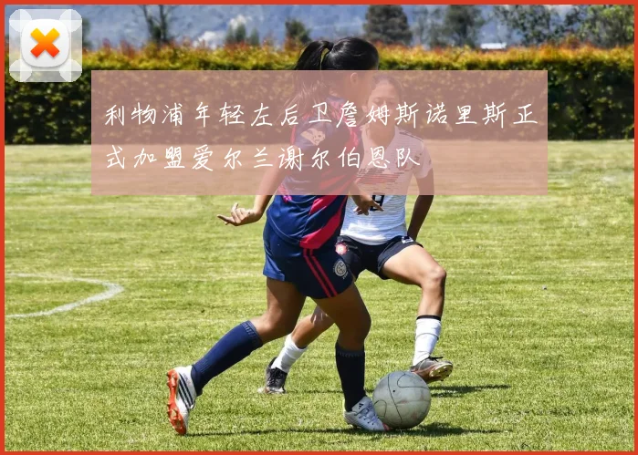 利物浦年轻左后卫詹姆斯诺里斯正式加盟爱尔兰谢尔伯恩队