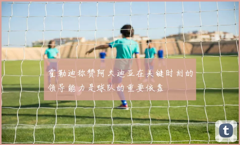 霍勒迪称赞阿夫迪亚在关键时刻的领导能力是球队的重要依靠